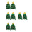 8Pcs Green Inflatable Christmas Tree Balloon Party Table and Yard 4