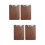4 Pcs Wooden Menu Board Clip For Kitchen Restaurant Holder 8
