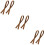 6Pcs Khaki Strap for Tote Bag Chic Replacement Handles Set 9