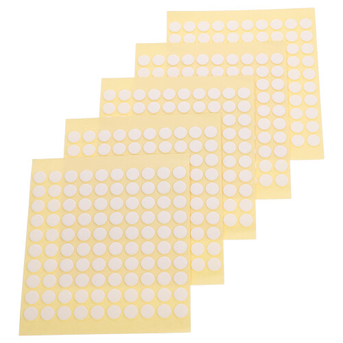 2500Pcs Clear Round Adhesive Dots Non-Trace for Use 2