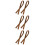 6Pcs Khaki Strap for Tote Bag Chic Replacement Handles Set 8