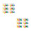 200Pcs Assorted Plastic Tamper Proof Seals Self Locking Logistics Tags 5