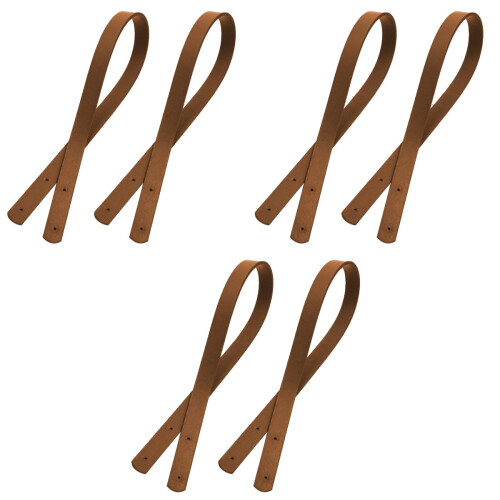 6Pcs Khaki Strap for Tote Bag Chic Replacement Handles Set 2