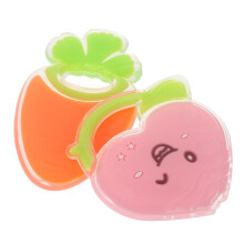 2Pcs Baby Molar Training Toy Silicone Toy Assorted