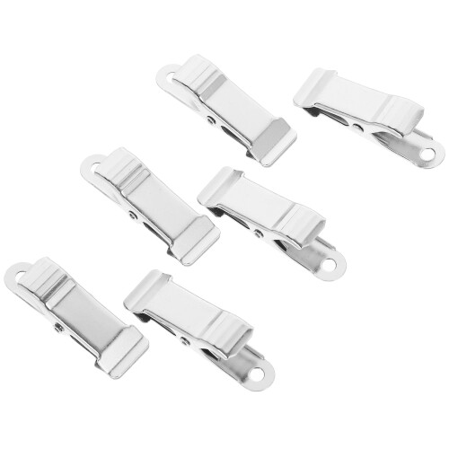 24Pcs Small Silver Metal Clips Spring Clamps for Sewing Craft Projects 1
