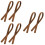 6Pcs Khaki Strap for Tote Bag Chic Replacement Handles Set 7