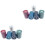 200Pcs Portable Plastic Chips Multi-Function Game Accessories 3