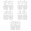 60Pcs Tall Boot Shaper Support White Plastic Reusable Boot Inserts 9