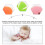 2Pcs Baby Molar Training Toy Silicone Toy Assorted 5
