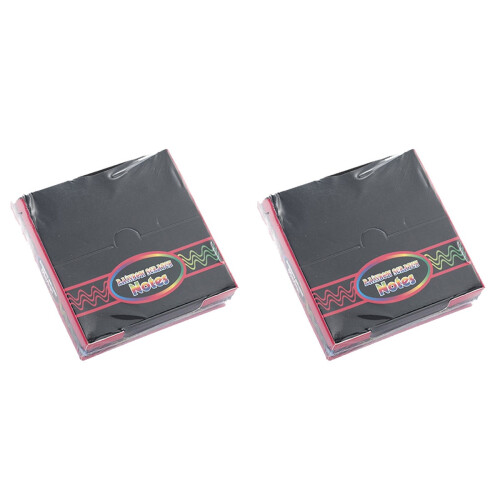 2Pcs DIY Scratch Drawing Paper Multi Color Thick Black Coated Surface 1