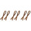 6Pcs Khaki Strap for Tote Bag Chic Replacement Handles Set 4