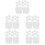 60Pcs Tall Boot Shaper Support White Plastic Reusable Boot Inserts 8