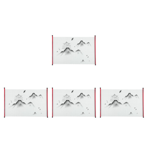 4Pcs Reusable Calligraphy Blank Scrolls Easy Clean Water Writing Cloth 1
