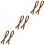 6Pcs Khaki Strap for Tote Bag Chic Replacement Handles Set 5