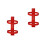 2 Pcs Wall Sign Fire Extinguisher Bracket Hanger Hanging 10