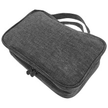 3Pcs Grey Travel Toiletry Bags for Women with Wet Dry Compartments