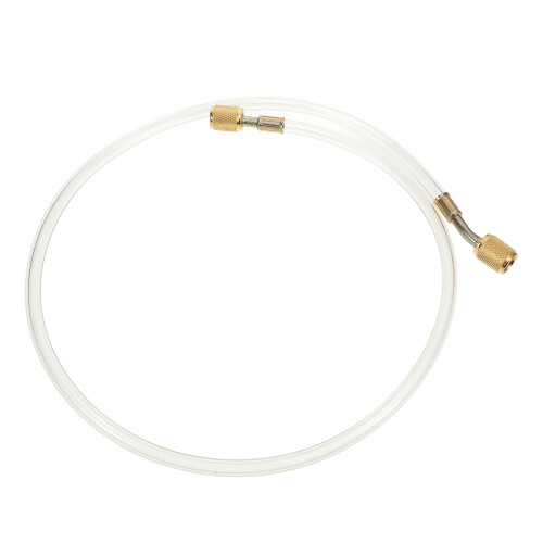 4Pcs Car Refrigerant Recharge Hose Transparent Plastic High Durability 2
