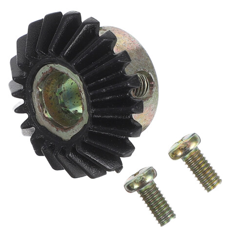 4Sets Versatile Iron Plastic Bevel Gears for Engineering and Home Use