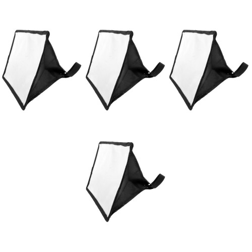 4Pcs Camera Flash Diffuser Softbox Portable Universal Flash Reflector 2
