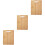 3Pcs Sturdy Wooden Chopping Board Kitchen Tool Fruit Cutting Mat Set 5