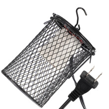 5Pcs Black Reptile Habitat Light Covers High Strength Heat Protection