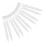 40Pcs White Refillable Marker Pens Blank Shell for Custom Ink Filling 2