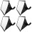 4Pcs Camera Flash Diffuser Softbox Portable Universal Flash Reflector 5