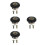 4Sets Versatile Iron Plastic Bevel Gears for Engineering and Home Use 6