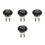 4Sets Versatile Iron Plastic Bevel Gears for Engineering and Home Use 7