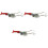 3Pcs Steel Toggle Clamp with Plastic Grip for Cabinets Doors Multi Use 3