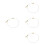 4Pcs Car Refrigerant Recharge Hose Transparent Plastic High Durability 8