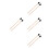 4Paires De Percussion Universels Noir Bois Érable Pour 5
