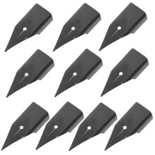 40Pcs Stainless Steel Fountain Pen Nibs for Writing Calligraphy Black