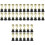 36Pcs Decorative Plastic Trophy Cups Golden Reward Prizes 3