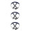 3Pcs Universal Plastic Replacement Suspension for Hard Hat Accessories 4