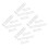 40Pcs White Refillable Marker Pens Blank Shell for Custom Ink Filling 6