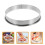 4Pcs Silver Baking Ring Molds for Pizza Pastry and Kitchen Use 11