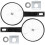 1 Pair Replacement Training Wheels Bike Stabiliser 9