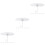 24Pcs White Plastic Bed Canopy Hooks Ceiling Mounted Hangers 7