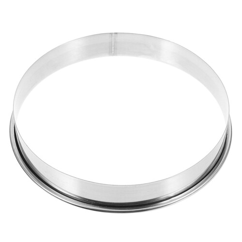 4Pcs Silver Baking Ring Molds for Pizza Pastry and Kitchen Use 1