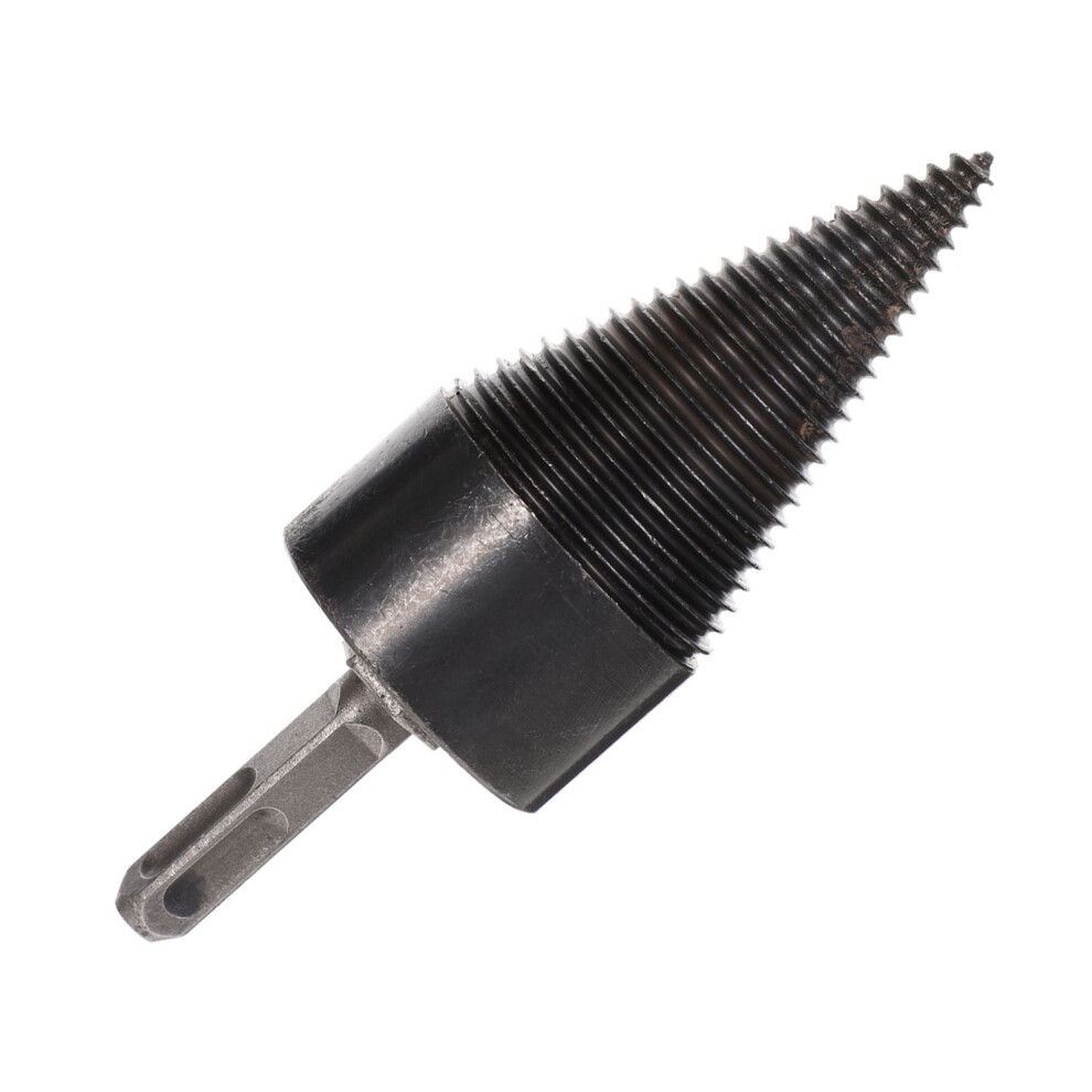 2Pcs Firewood Drill Log Splitter Steel Conical Hammer Bit 3631600135594