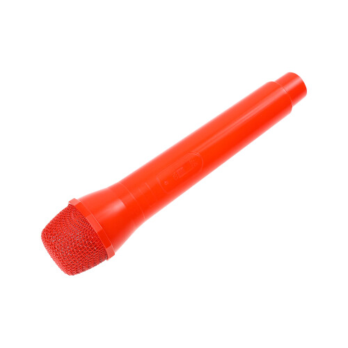 2Pcs Children's Red Plastic Fake Microphones for Stage and Learning 2