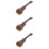 3Pcs Toddler Ukulele Coffee Strings Starter Guitar Toy 8
