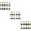 36Pcs Decorative Plastic Trophy Cups Golden Reward Prizes 9