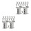 30Pcs Weather-Resistant Grey Train Track for Home Model Railways 9