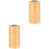 2Pcs Durable Orange Waxed Sewing Thread Flat Line for Projects 4