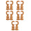 10Pièces Supports Bois Café Pour Tringles, Usage Polyvalent 5