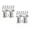 30Pcs Weather-Resistant Grey Train Track for Home Model Railways 7