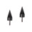 2pcs Firewood Drill Log Splitter Steel Conical Hammer Bit 4