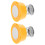 6Pcs Plastic and Iron Shaking Head Dashboard Toy Base for Car Decor 1